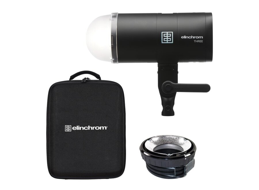 Elinchrom THREE Off Camera Flash Single Kit (no charger)