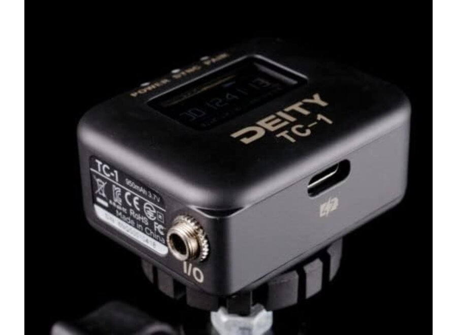 Deity TC-1 Timecode Device 3-Kit inclusief kabels – Draadloze, nauwkeurige tijdcode-oplossing voor film en video