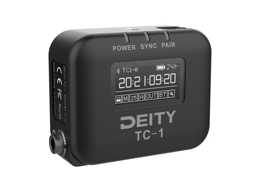 Deity TC-1 Timecode Device 3-Kit inclusief kabels – Draadloze, nauwkeurige tijdcode-oplossing voor film en video