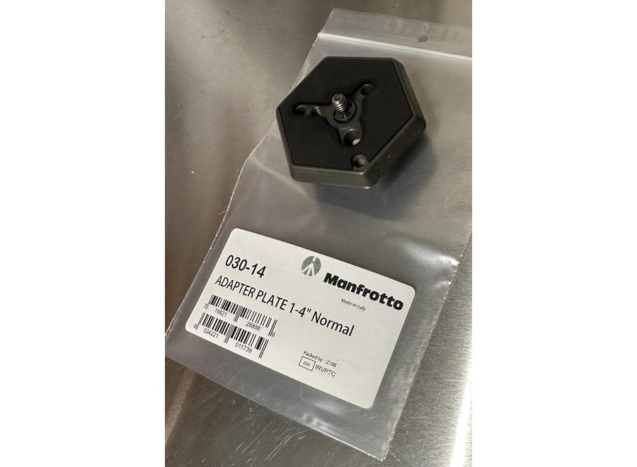 Occasion Manfrotto 030-14 Quick Change Camera plate