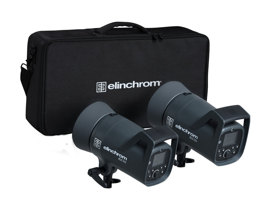 ELC 500 Flitslampen Dual set + koffer