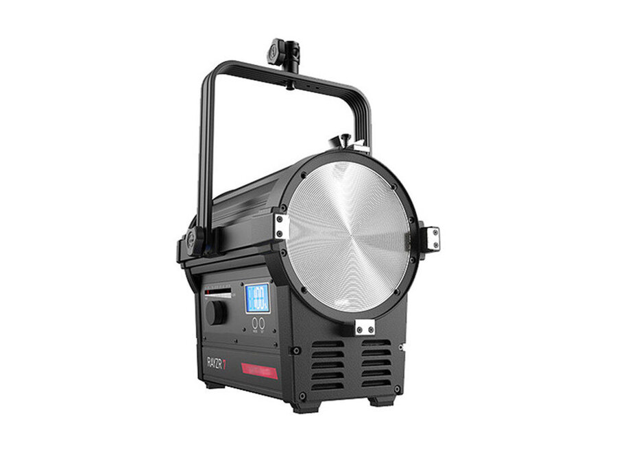 Rayzr 7 300 Daylight LED Fresnel – 7” Studio Light + Barndoors