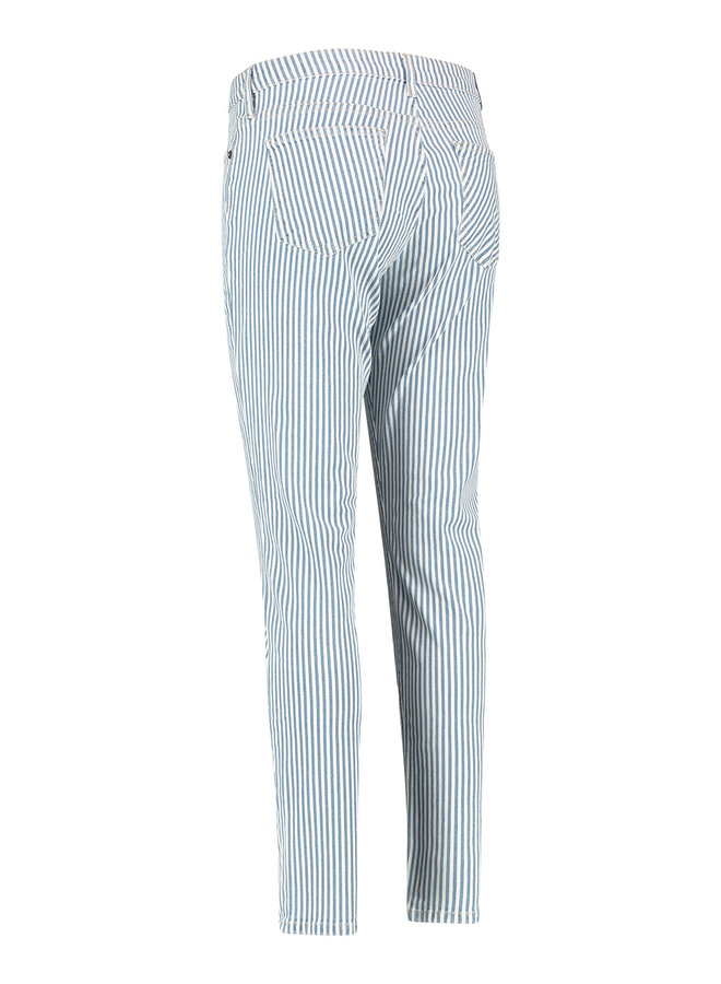 Lize stripe jeans trousers