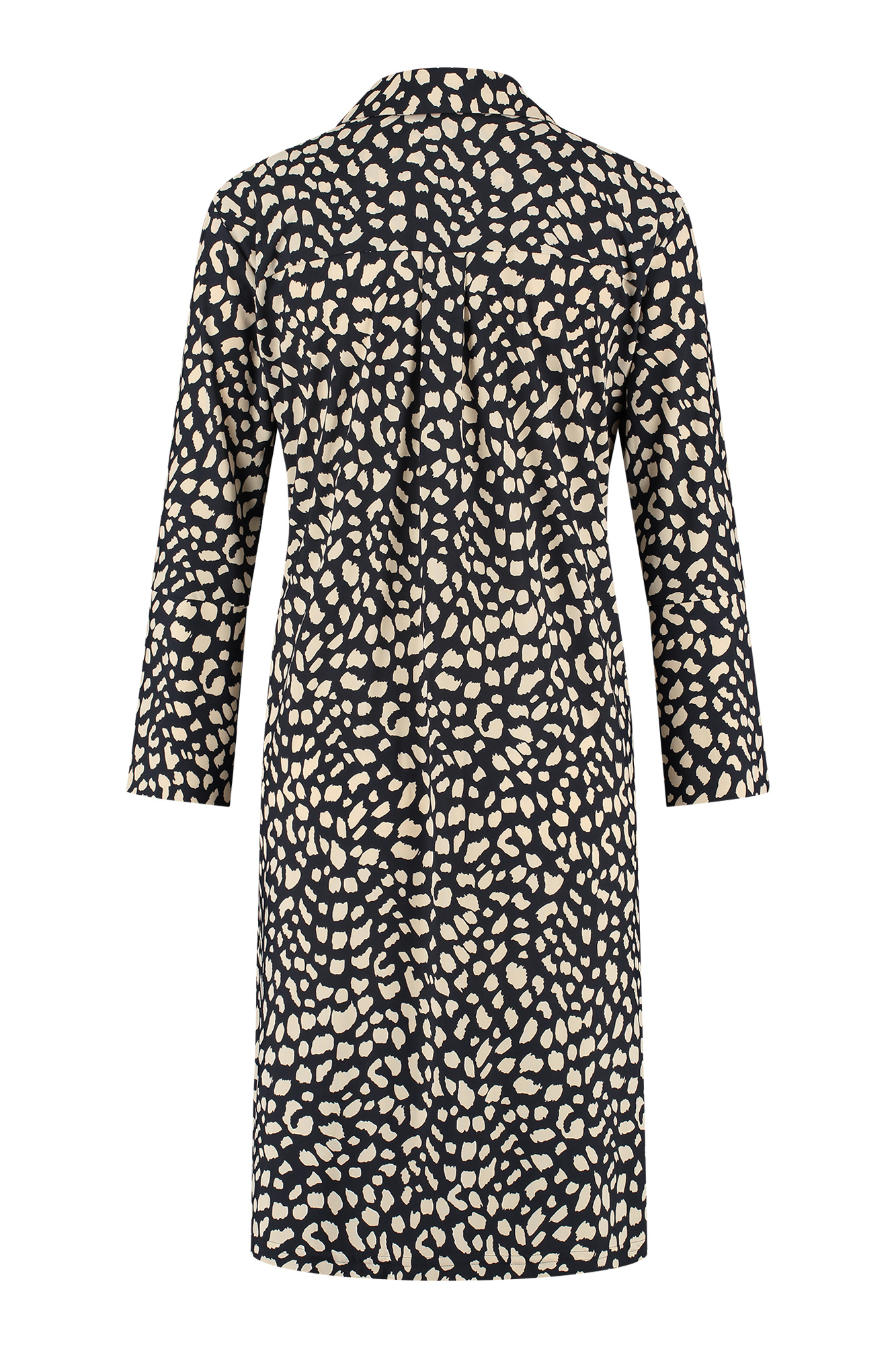 Groopy 3/4 big spot tunic - dark blue 