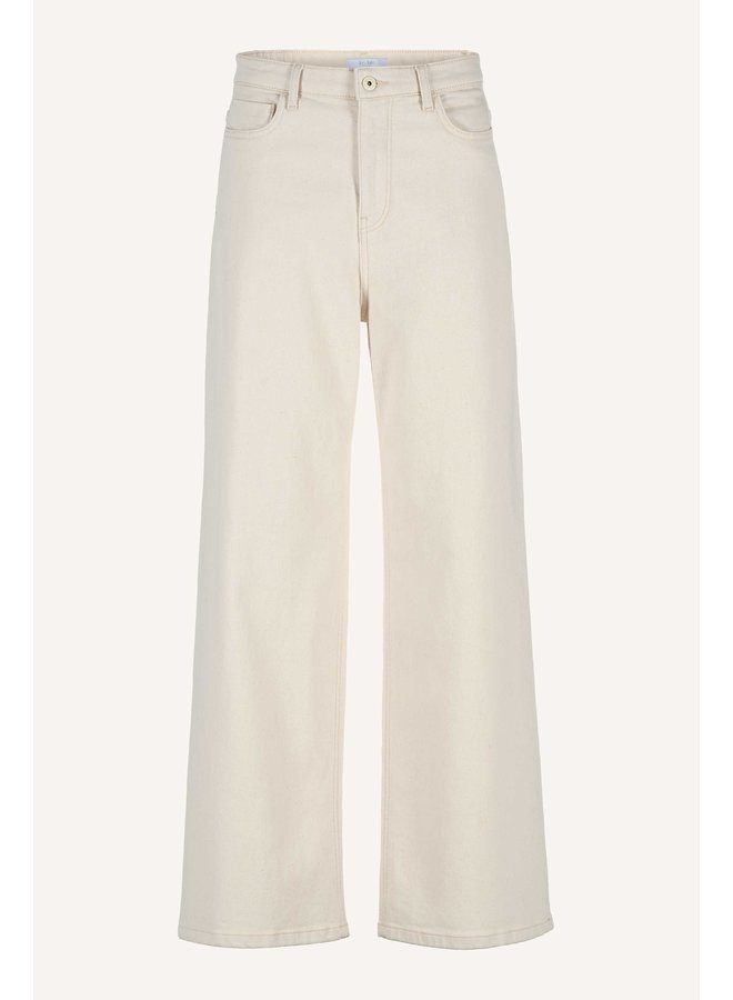 Lina off white twill pant - off white
