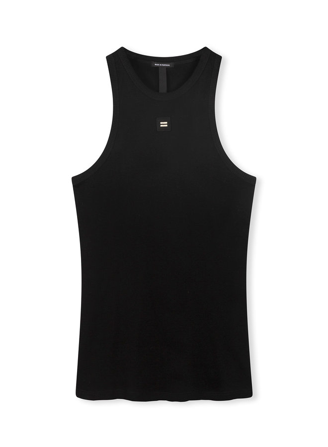 20-456-2203 Tank top rib - black