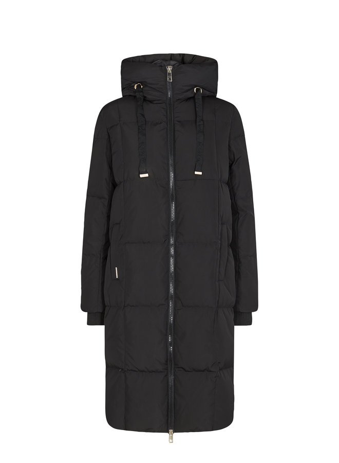 Nova Square down coat - black