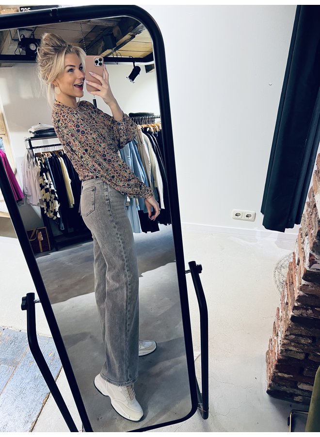 Lina mj pant - grey denim