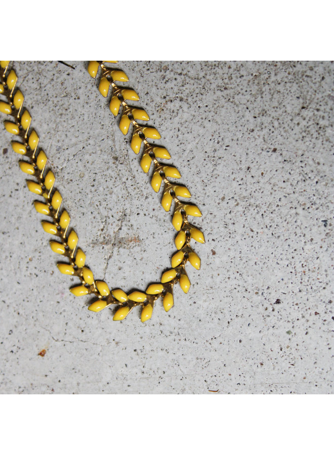 Armband - Gele kransarmband
