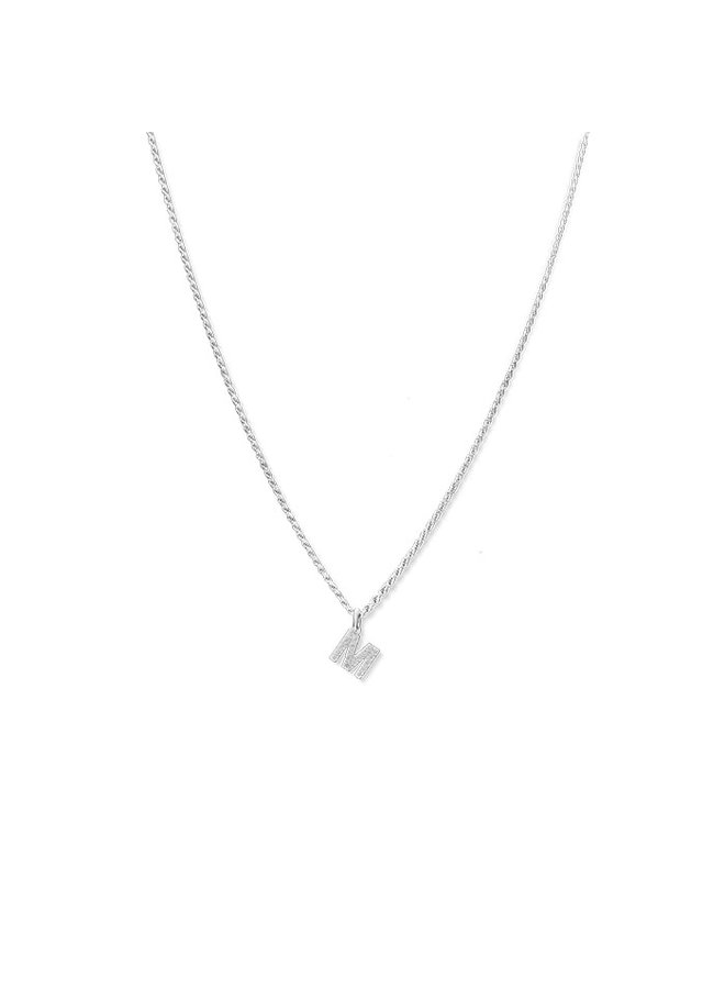 Ivy rope necklace - silver