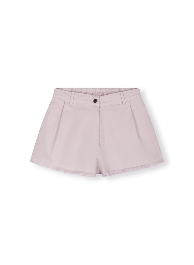 20-205-3203 fringed shorts - pale lilac