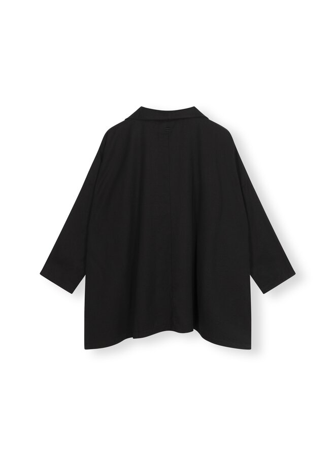 20-400-3203 Flowy blouse woven - black