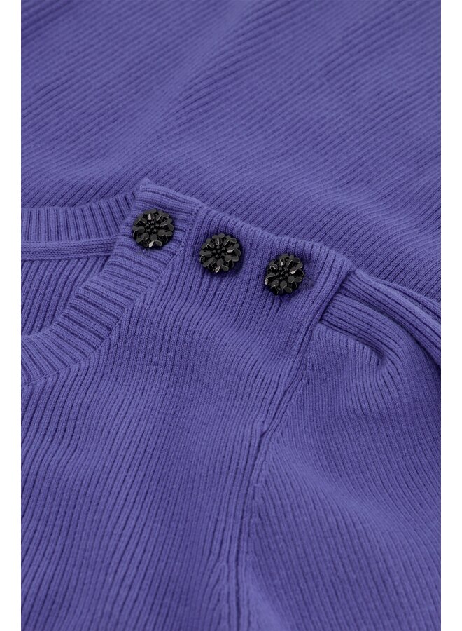 Lillian SS pullover - Poppy purple
