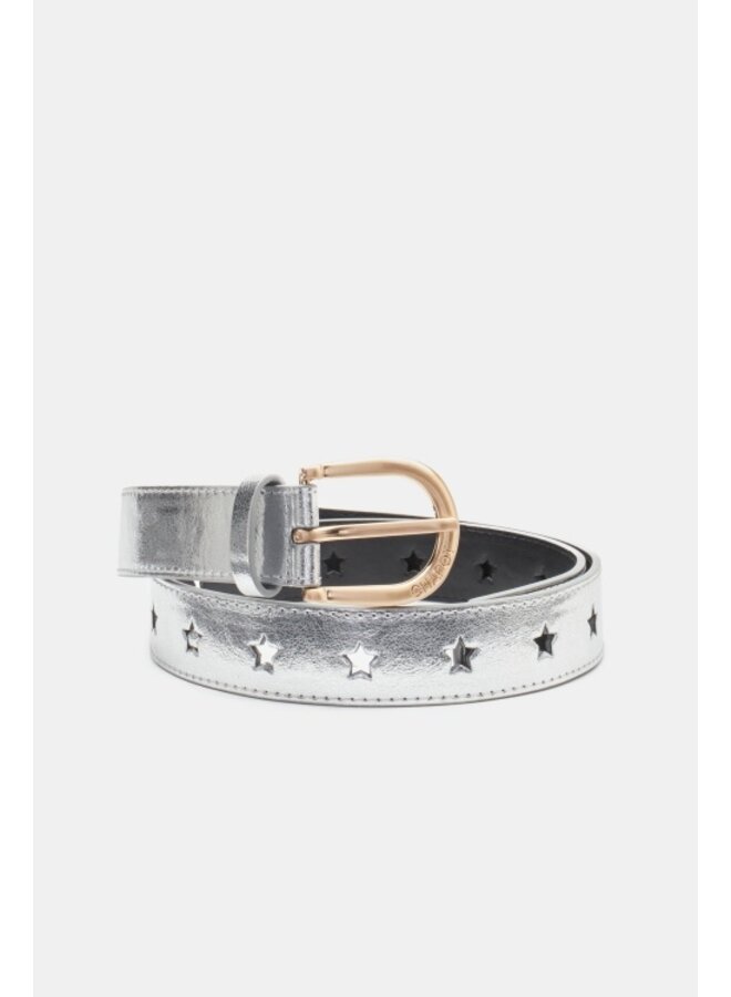 Cut it out star belt - Silver