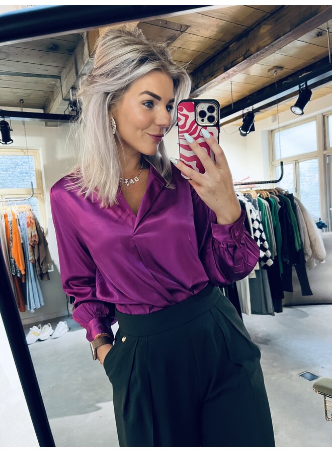 MMenfa Blouse - Vivid Viola