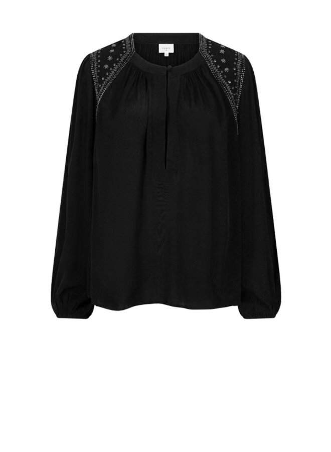 D6Zvi Embellished Blouse - Washed Black