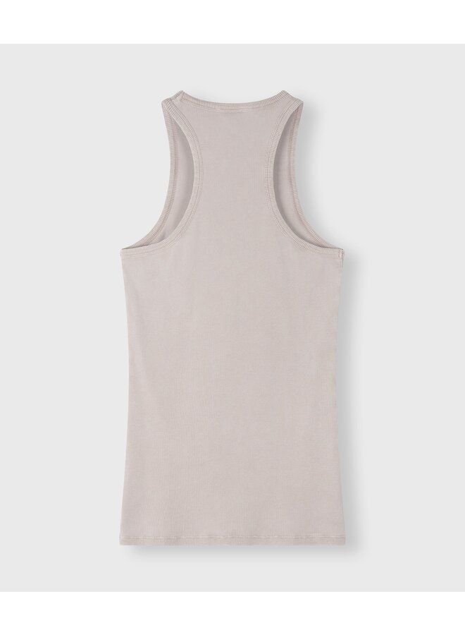 20-453-3204 Tank top rib - Warm taupe