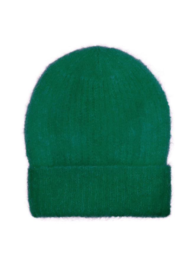 Mila Mohair beanie - Jade green