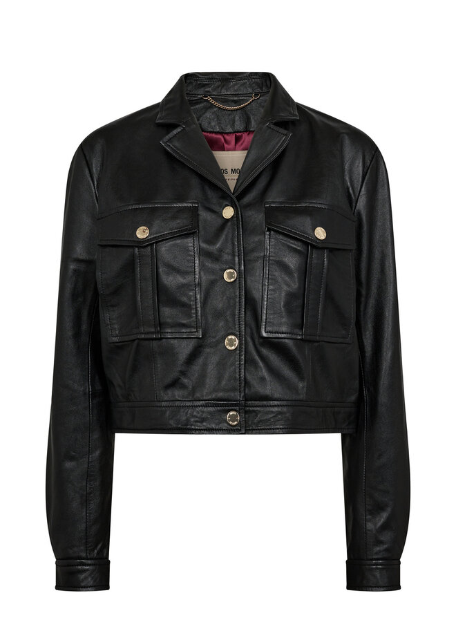 MMAllyn Leather Jacket - Black