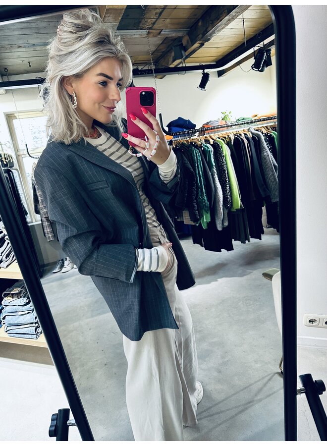 W23N1423 Blazer - Grey mel.