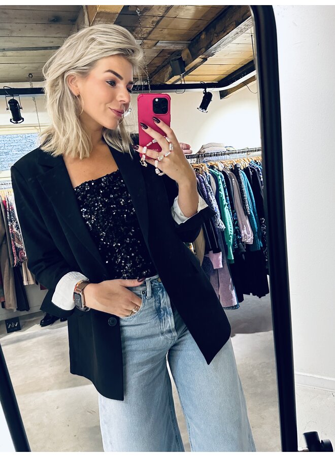 Evie Classic Blazer - Black