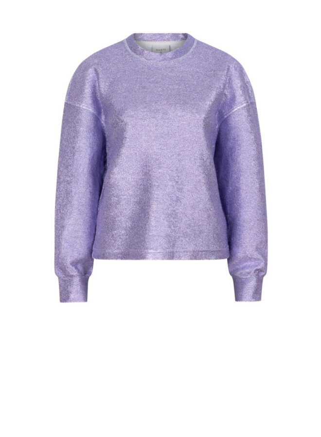 D6Zappa foil coated sweater - Soft Violet