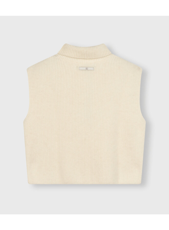 20-600-4201 Short soft knit sweater - Ecru