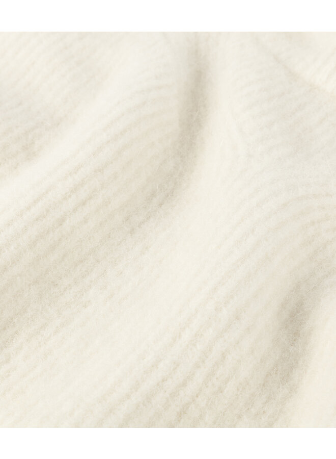 20-600-4201 Short soft knit sweater - Ecru