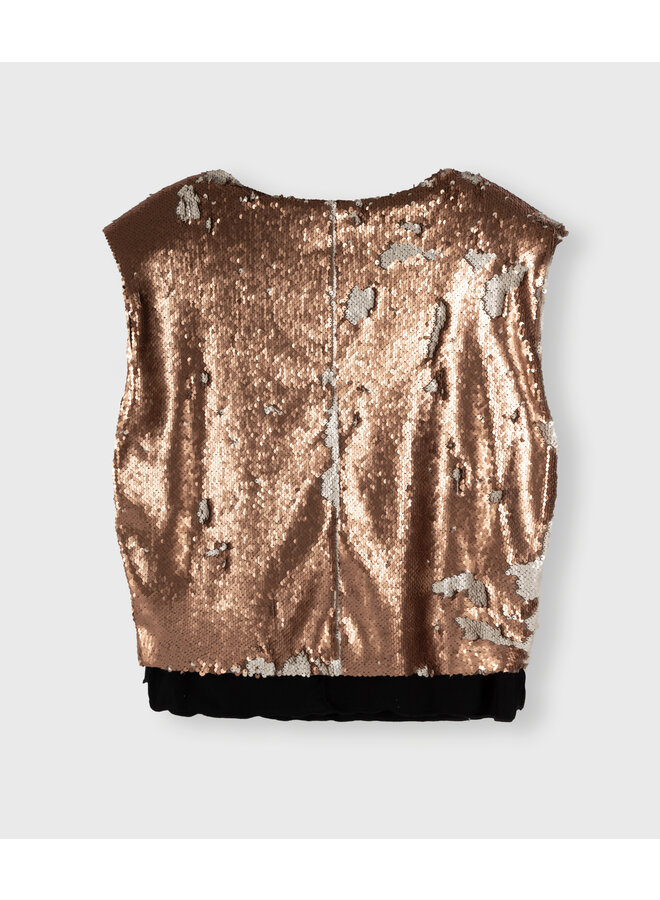 20-747-4201 Padded top sequins - Rose gold
