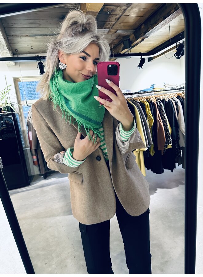 20-900-4201 Wool scarf - Apple green