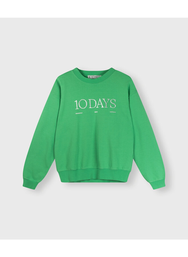 20-803-4201 Logo sweater - Apple green