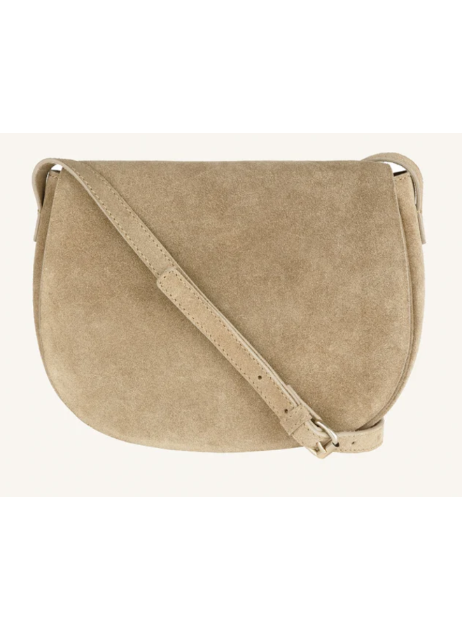 Paris suede bag - sand