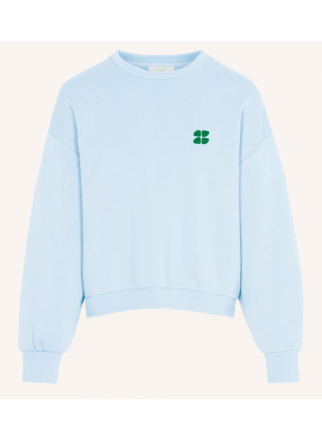Bibi short logo sweater - Illu grey