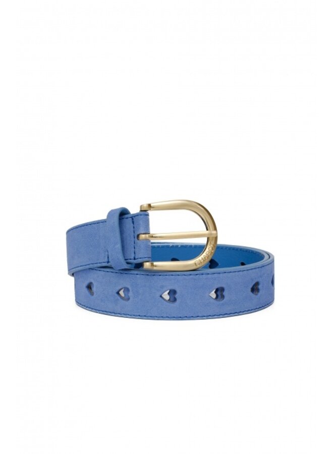 Cut it out Heart belt - Cornflower Blue