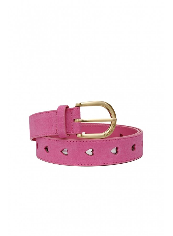 Cut it out Heart Belt - Pink Candy