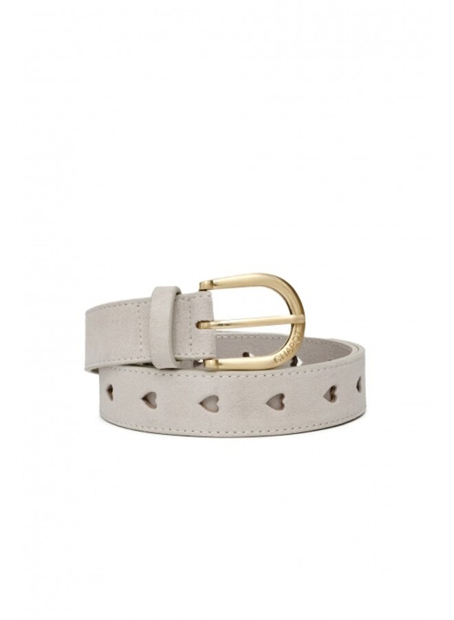 Cut It out Heart Belt - Warm White