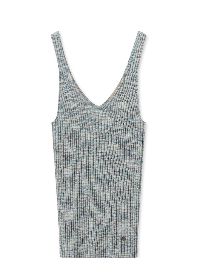 MMEisley Rib Knit Tank Top - Wasabi