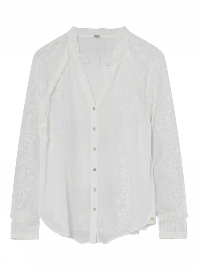 Tara, Shirt - 1004 Cl White