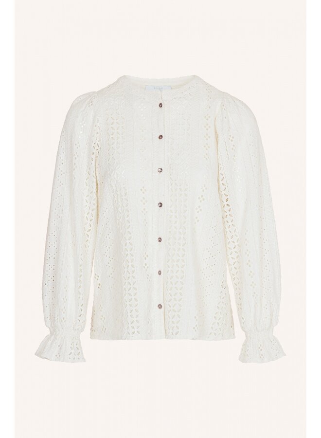 Frankie embroidery blouse - Off white