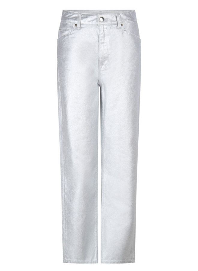 D6Axelle straight crop jeans - Silver