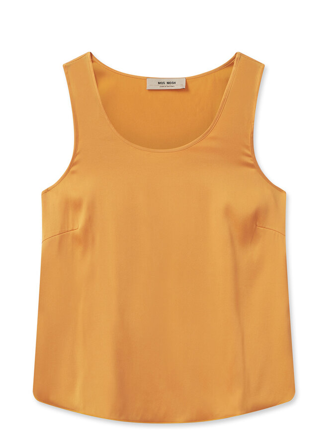 MMAstrid Silk Tank Top - Blazing Orange