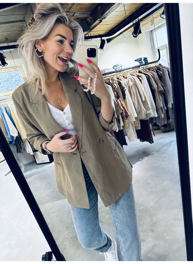 Kelsey Blazer - Khaki