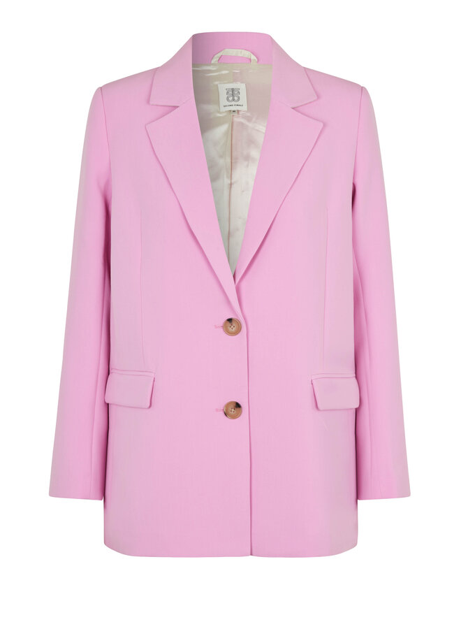 Evie Classic Blazer - Begonia Pink