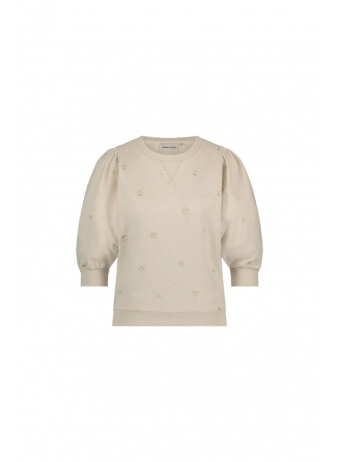 Jana SS Sweater - Oatmeal Melange