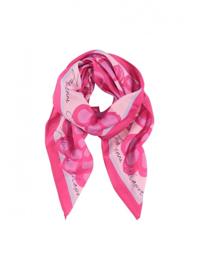 Paola Scarf - Hot Pink/Pink Rose