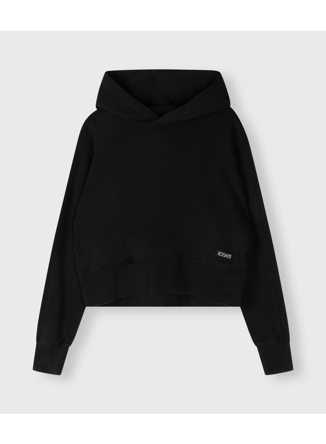 20-821-4202 Cropped hoodie - Black