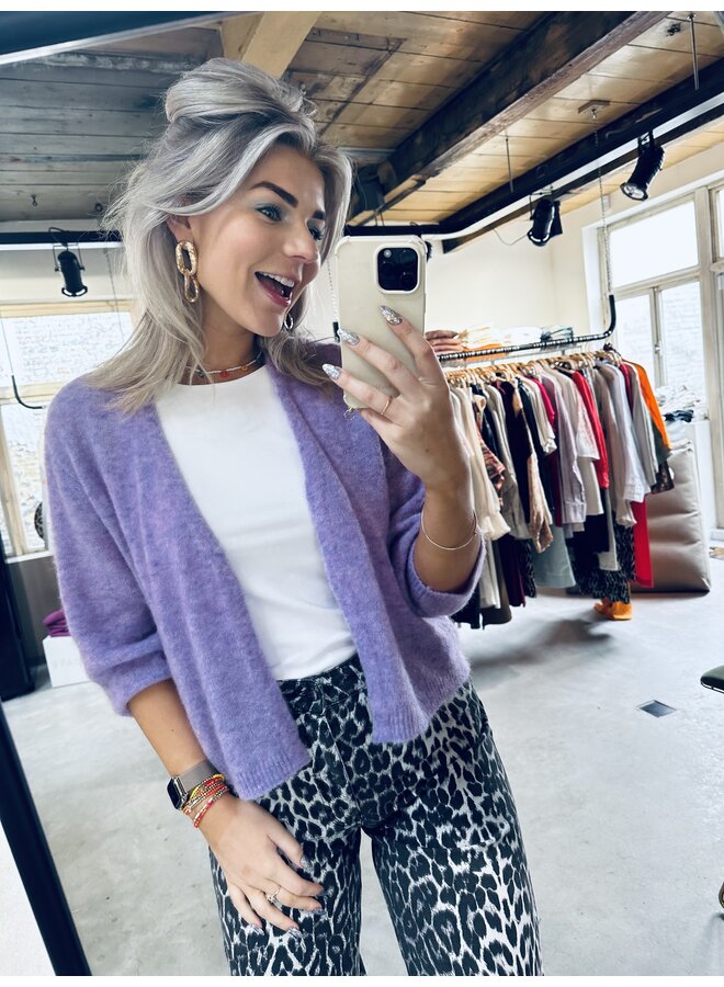 61.145 Cardigan - Lilac 6143