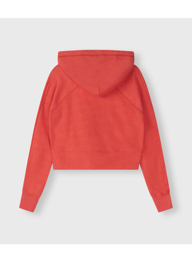 20-814-4202 Cropped hoodie - Poppy red