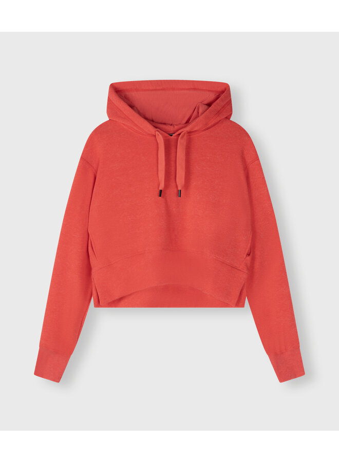 20-814-4202 Cropped hoodie - Poppy red