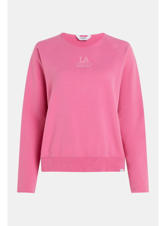 S24F1466LTD Sweater print - Hot pink/White
